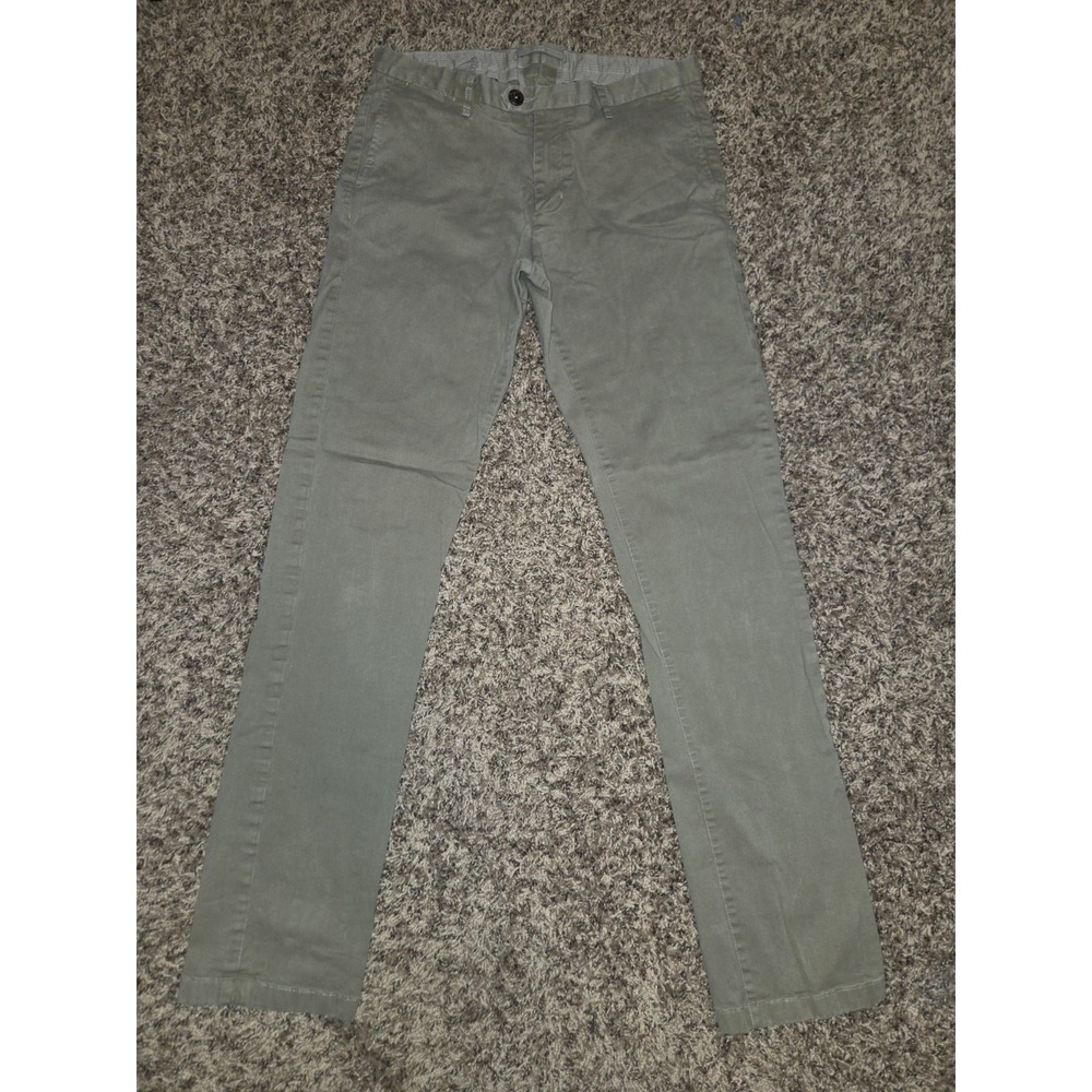 Proper Cloth Pants Mens 32x34 Sondrio Tan Peach Stretch Cotton